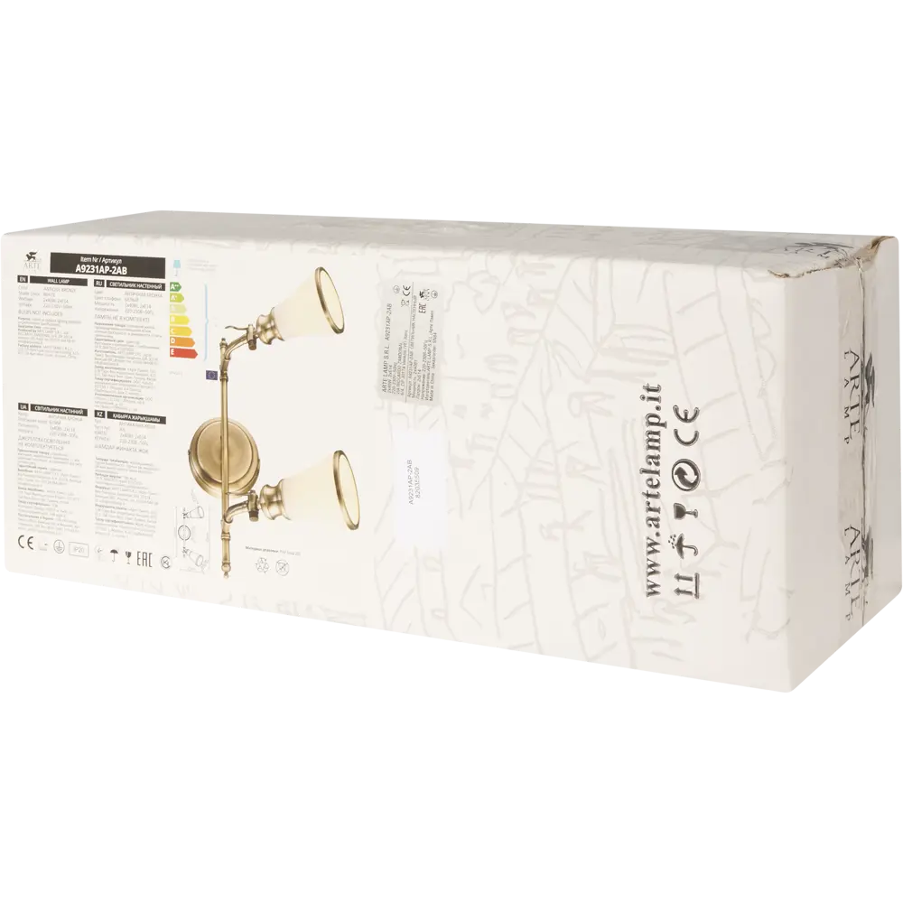 Спот поворотный Veno 2xE14x40 Вт металл цвет бронза Arte Lamp STLM-2114316 - Вид №5