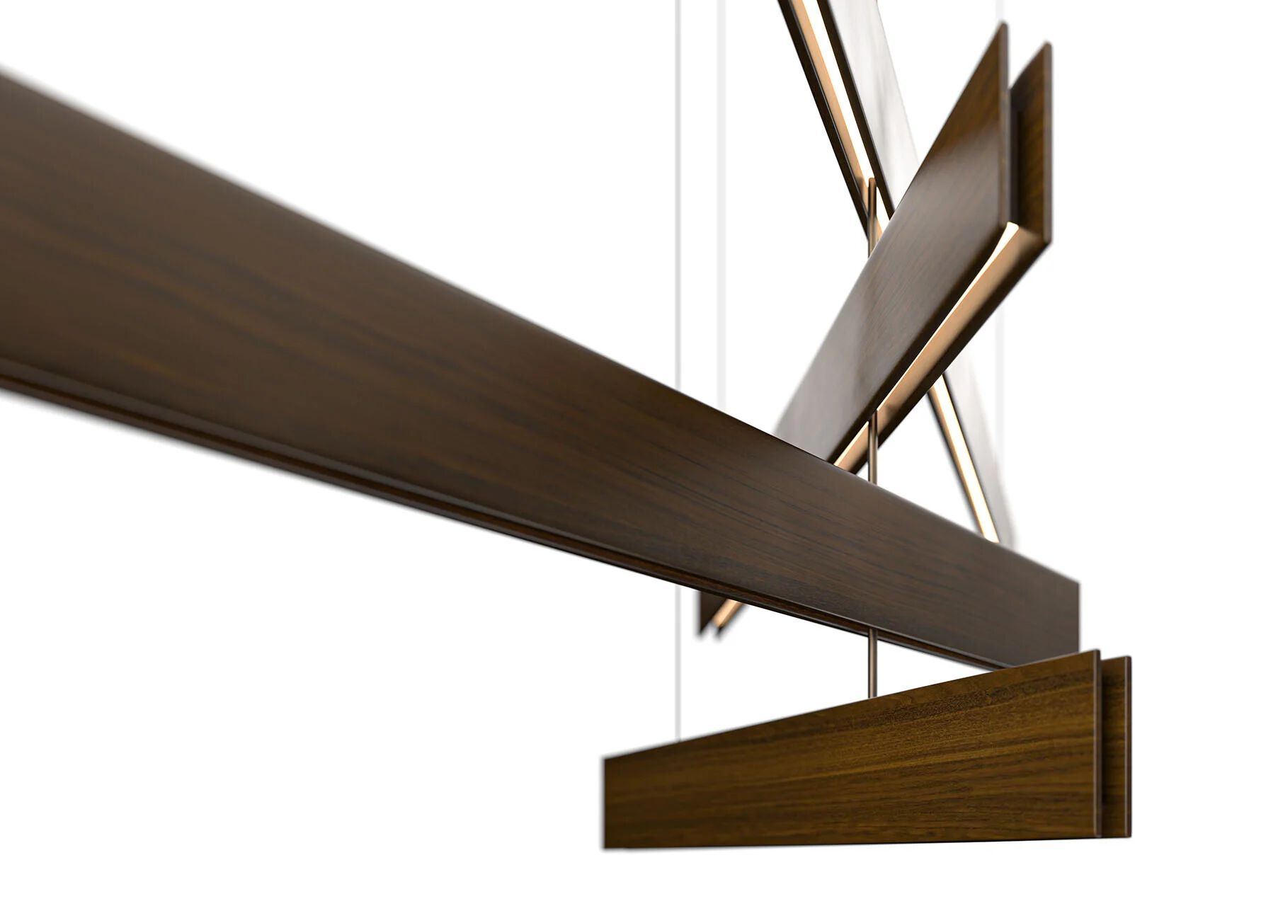 Открытый подвесной светильник из красного дерева Exteta Эльба ARCH-00014551 - Вид №1