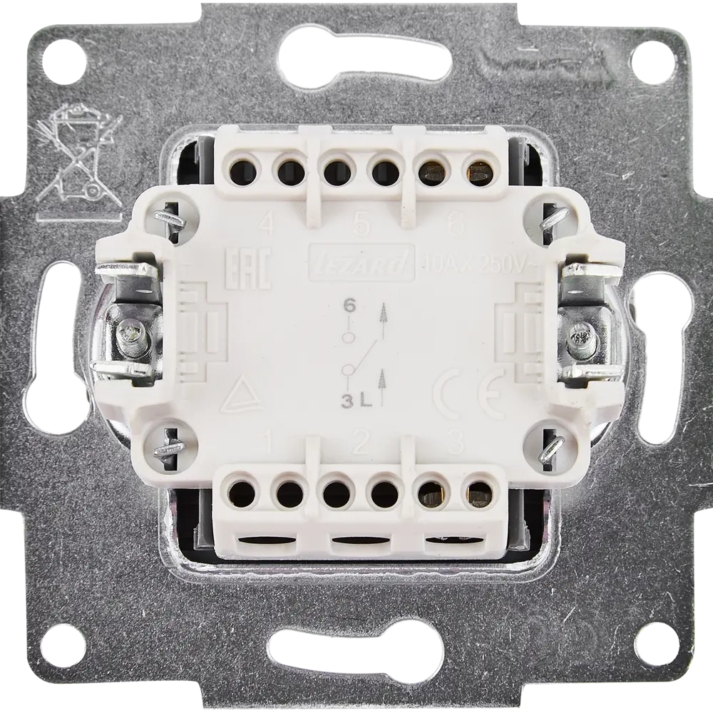 Выключатель Lezard Karina цвет черный бархат STLM-2164858 - Вид №2