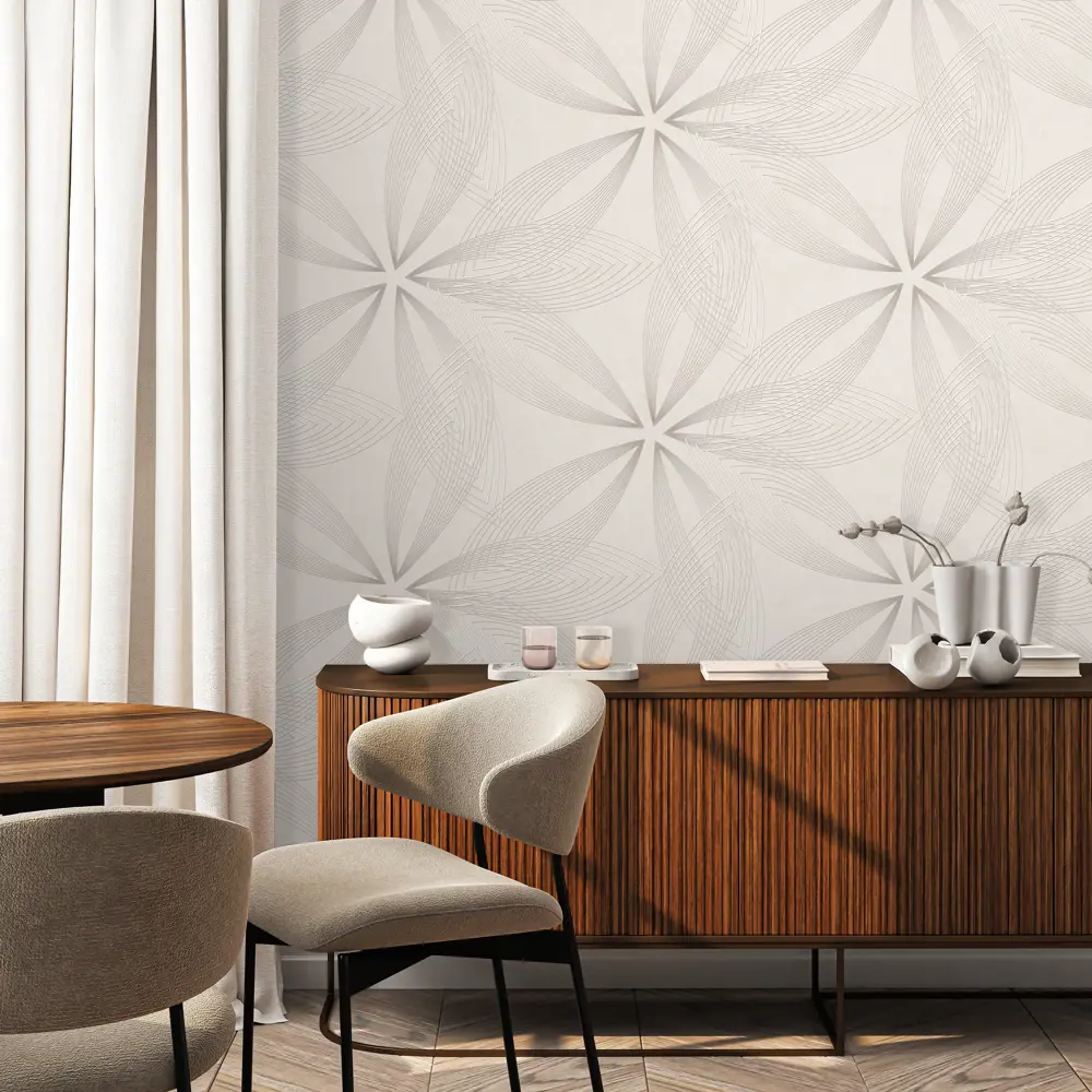 Victoria Stenova Five - бежевые флизелиновые обои с геометрическим узором 89400065 STLM-1577397 - Вид №4