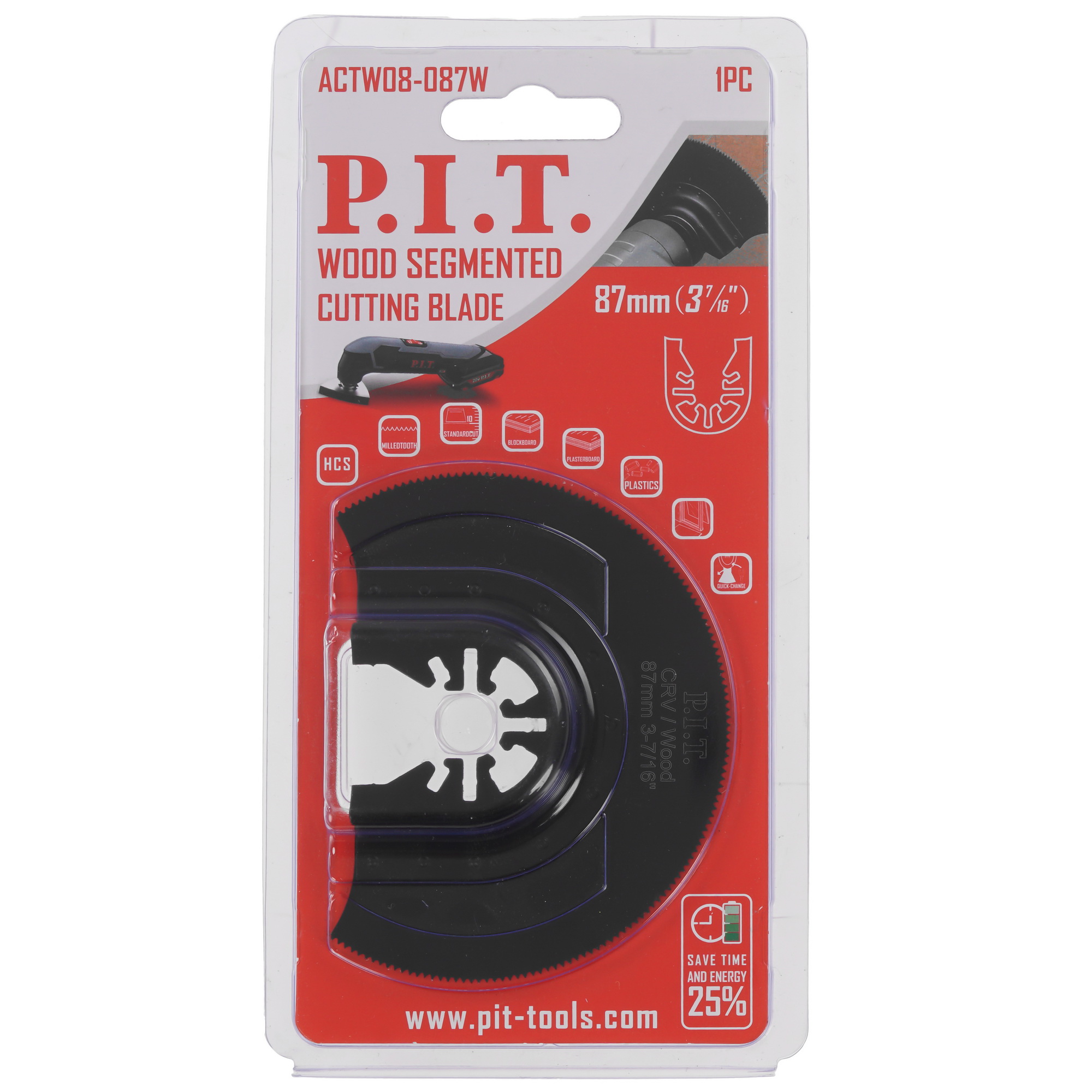 Насадка для реноватора/мфи P.I.T. ACTW08-087W 9183701 PIT STDN-0110341 - Вид №3