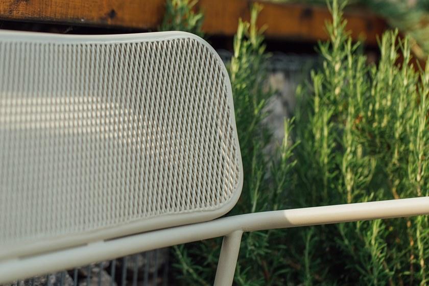 Garda Furniture Садовая скамейка из металла со спинкой Totem Gt02be - Вид №4