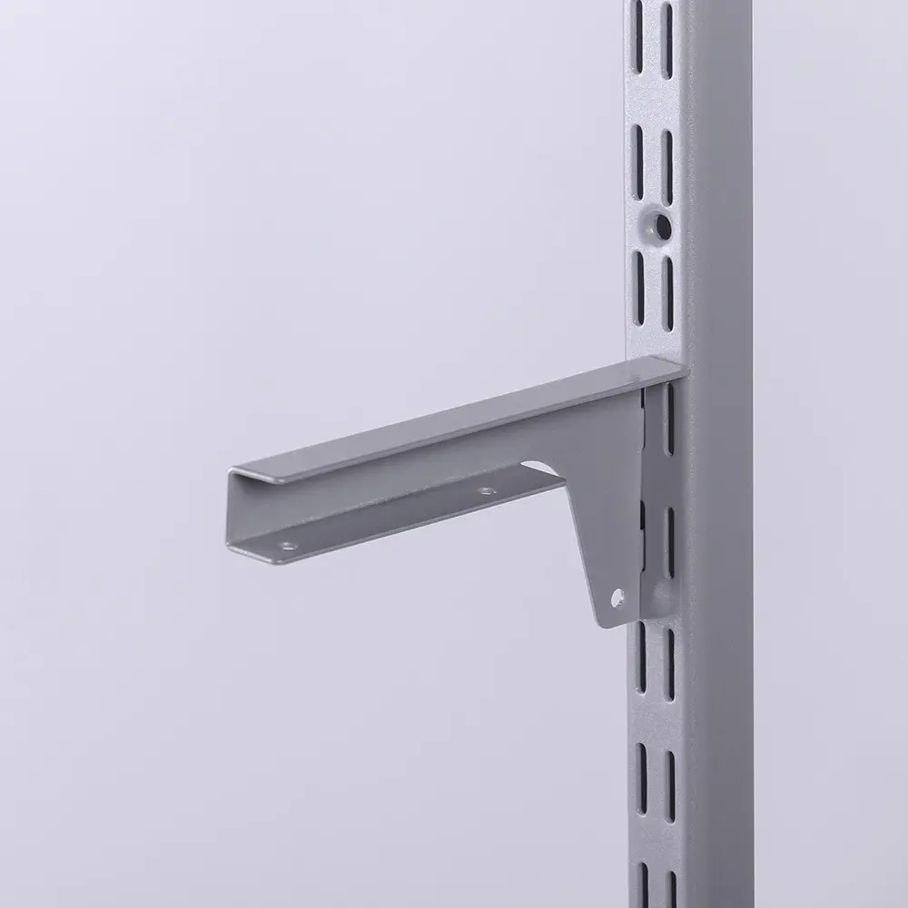 Кронштейн для полок Larvij 15 см нагрузка до 15 кг цвет серый 2 шт STLM-2089237 - Вид №2