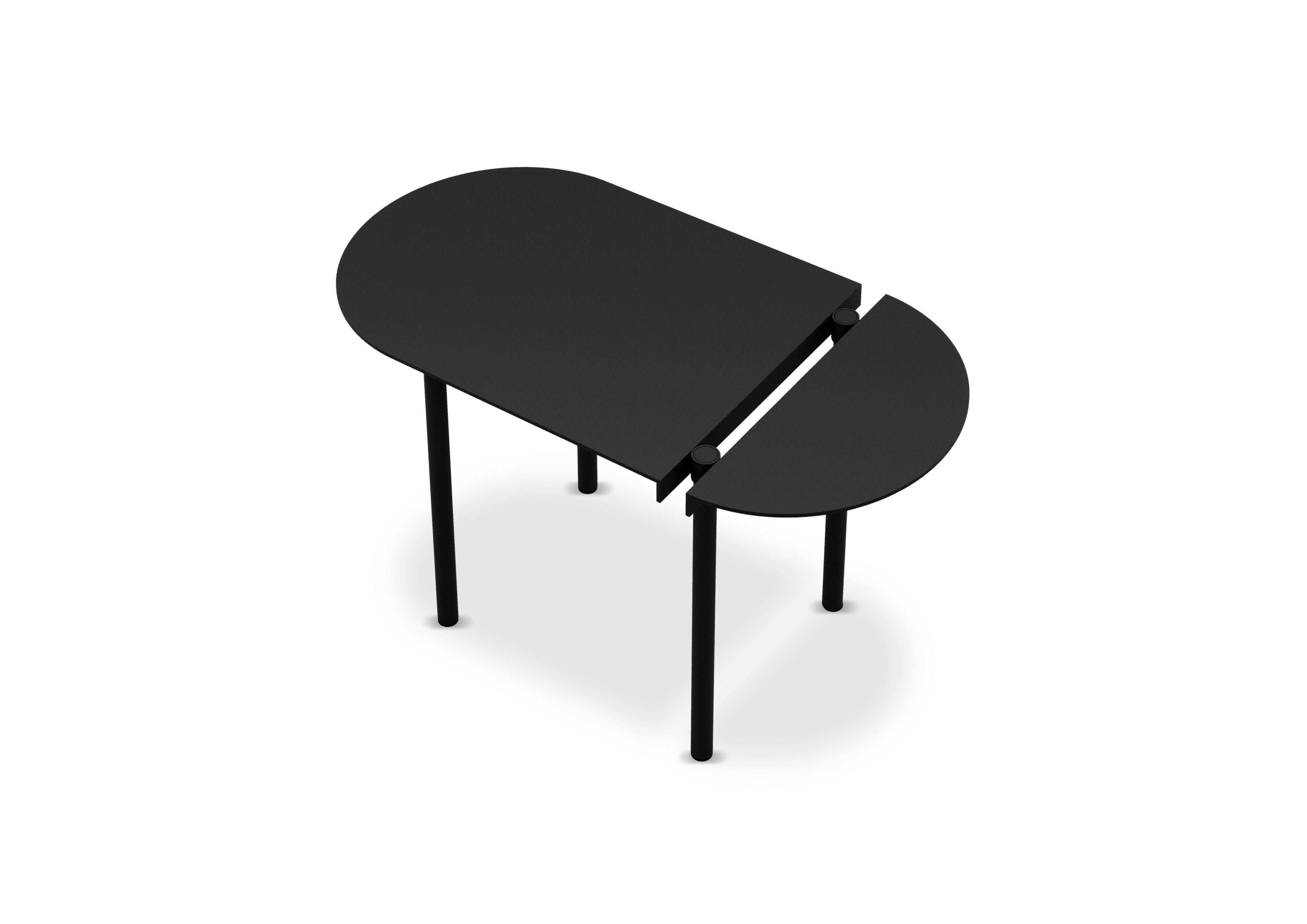 Металлический овальный журнальный столик Adrenalina Orit ARCH-00072170 - Вид №2