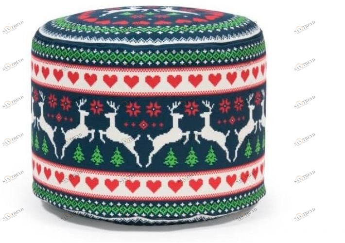 Pusku pusku Мягкий круглый пуф со съемной крышкой Deer sun-id-1364508