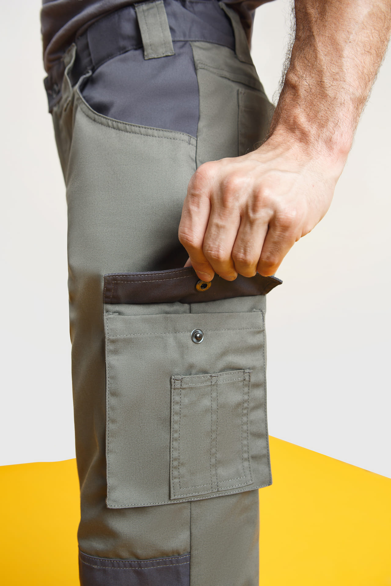 4974815 Костюм  NEW серый хаки графит STATUS  Летняя спецодежда  размер 48-50/182-188  - Вид №14