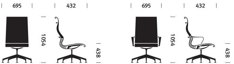 Herman Miller Кресло поворотное с высокой спинкой Setu sun-id-1355970 - Вид №19