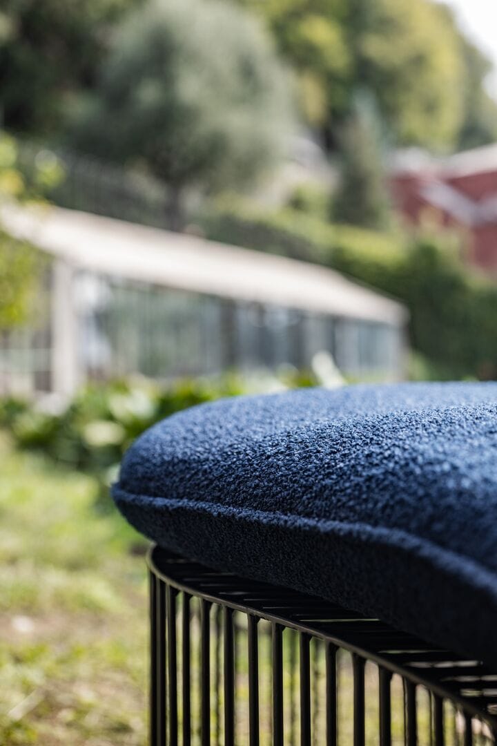 Металлический садовый спальный диван со спинкой Baxter метла ARCH-00145257 - Вид №3