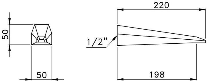 RUBINETTERIE STELLA Излив с аэратором для умывальника Stella 863 - Вид №1