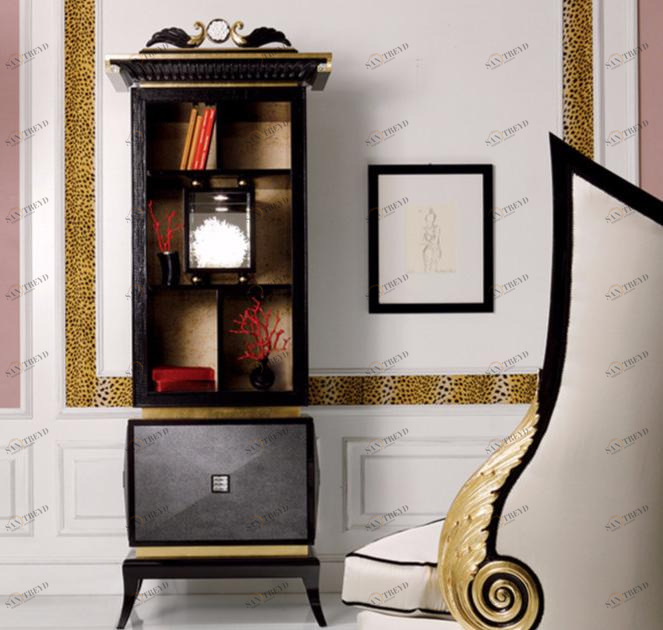 Rozzoni Витрина из лакированной древесины Paris sun-id-1487370