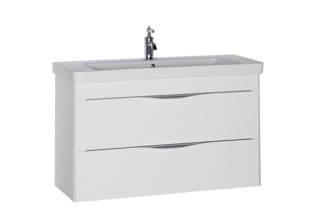 Тумба с раковиной Aquanet Орлеан 105 белый 0018308300182313 - Вид №1