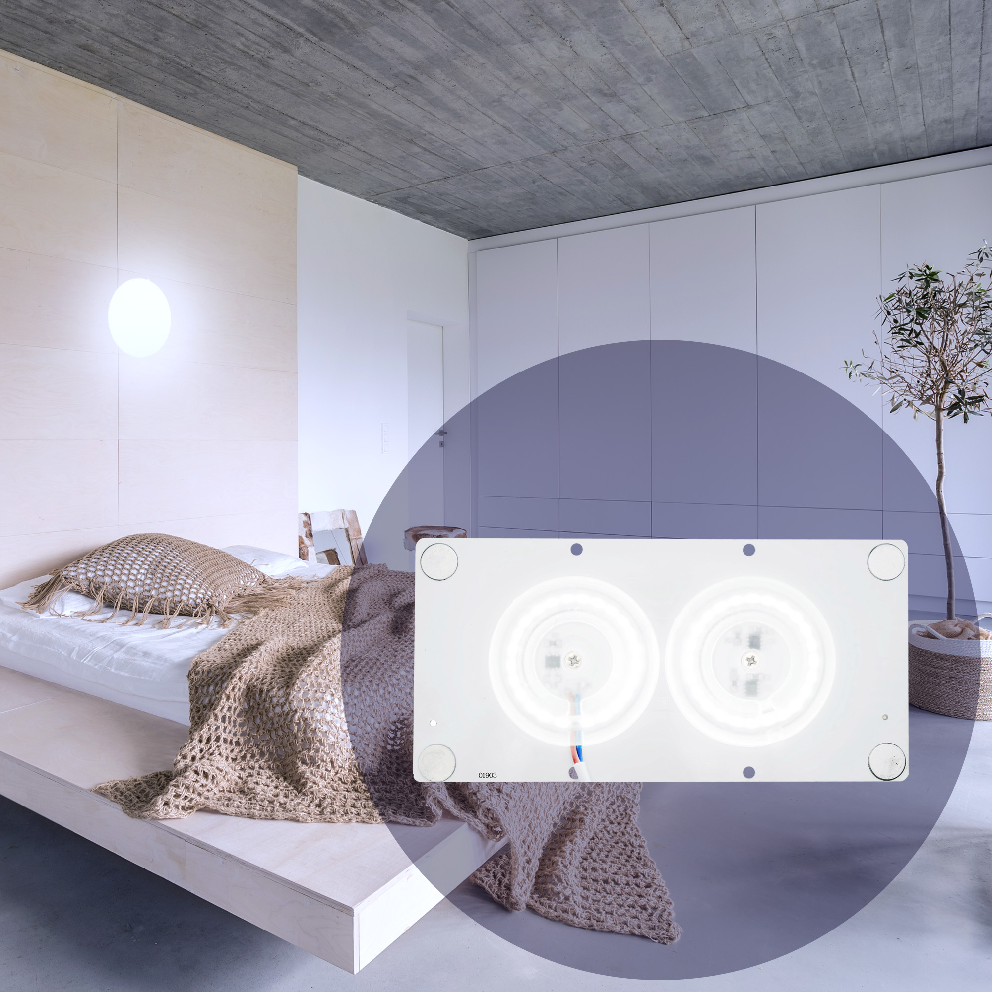 82040669 Плата светодиодная 02-23, 24 Вт, 220 В, 80 Лм, степень защиты IP20 STLM-0018229 APEYRON  - Вид №4