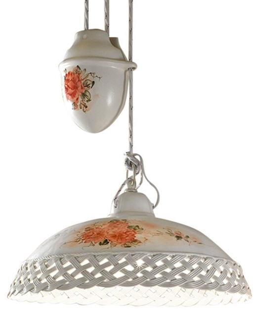 FERROLUCE Регулируемый керамический подвесной светильник Verona C957 - c958 - Вид №1