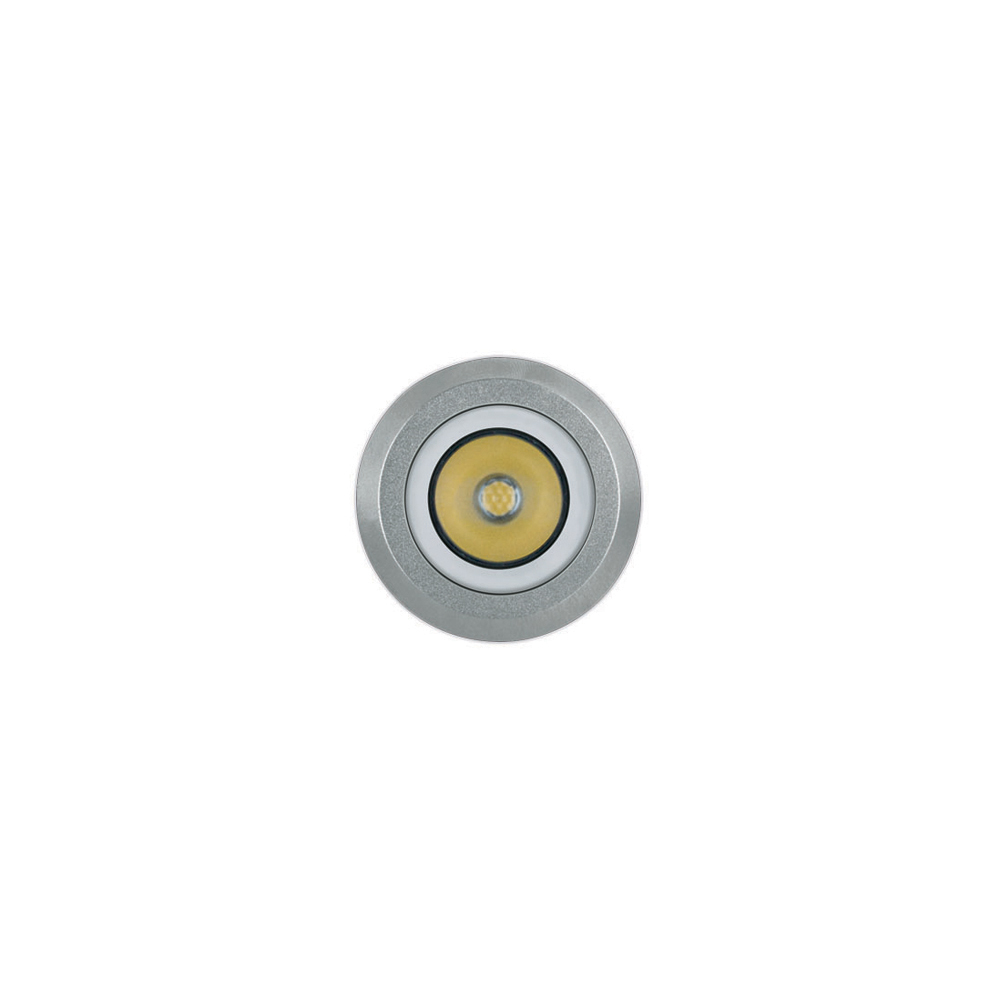 8400018 Встраиваемый в пешеходный пол Platek NANO FULL INOX TONDO  NANO FULL INOX - 1 LED 3000K 33° 