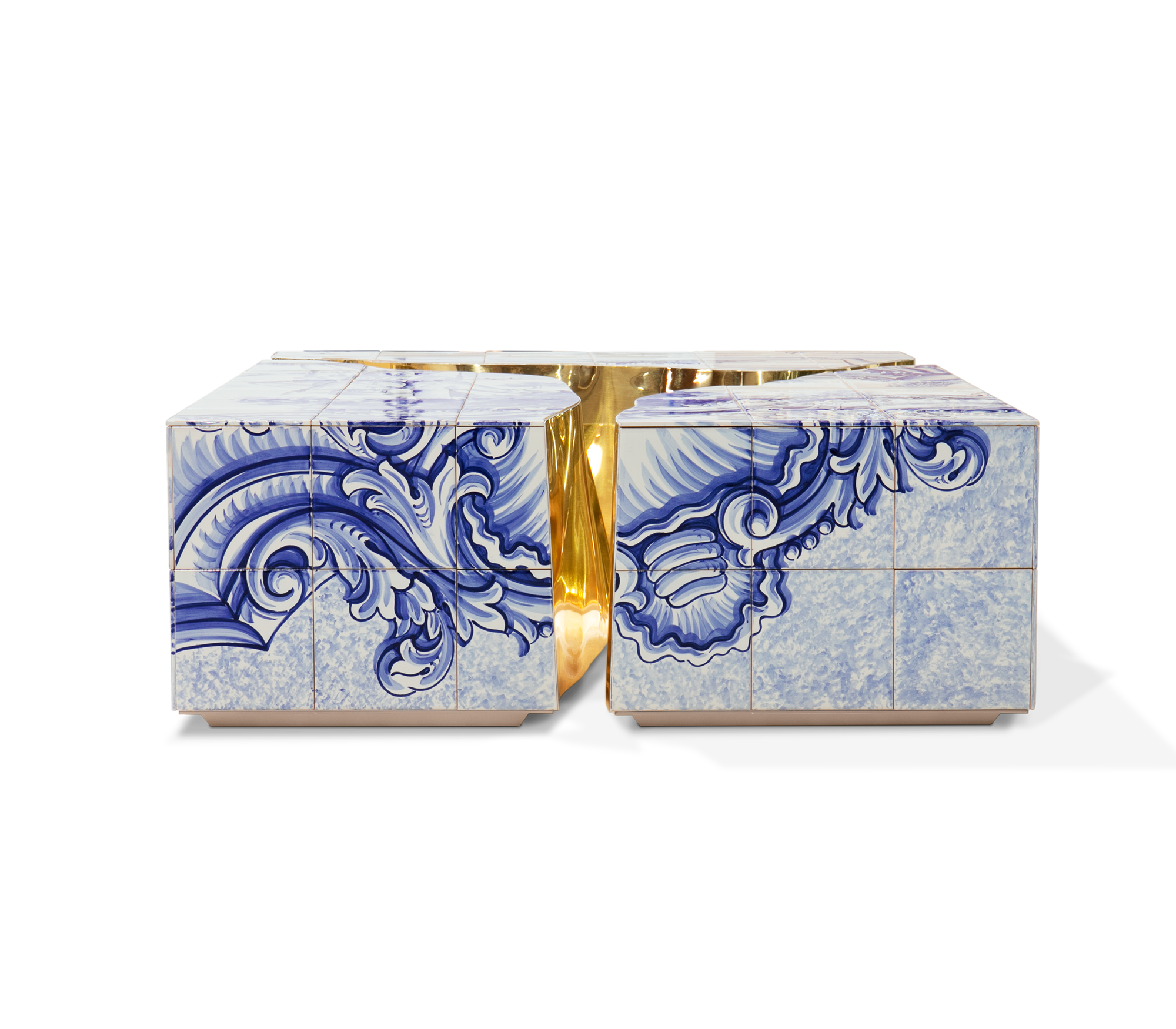 0-053 Центральный стол из плитки Lapiaz Boca Do Lobo  - Вид №3