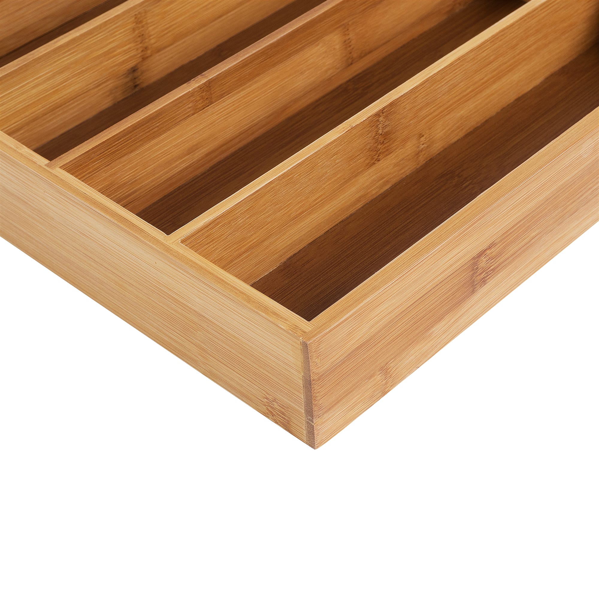 13070198 Лоток для столовых приборов 5 отделений 36х27х5см, бамбук Santreyd  - Вид №3