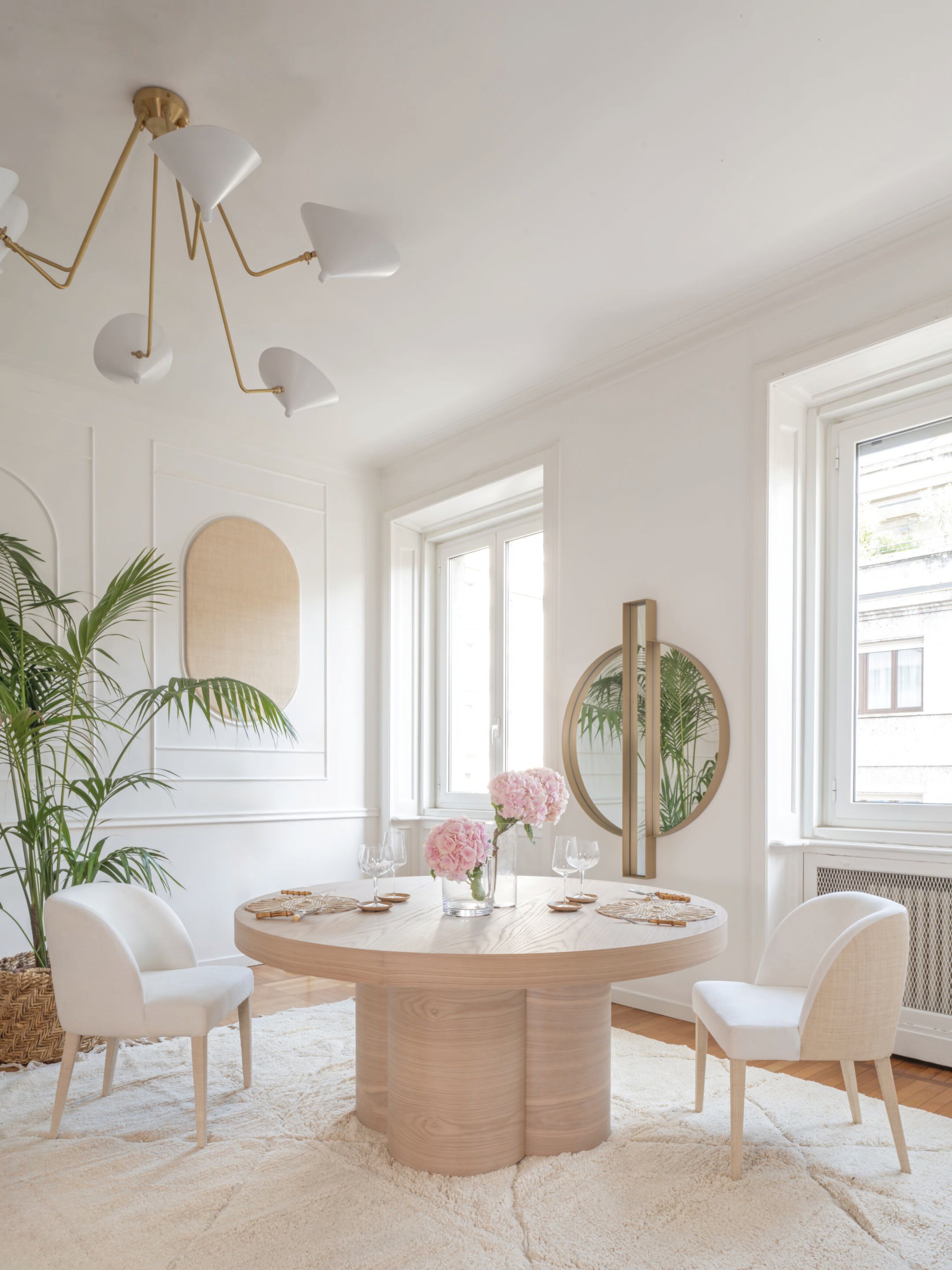 Круглый дубовый обеденный стол DOM EDIZIONI коллекция Riviera ARCH-00013797