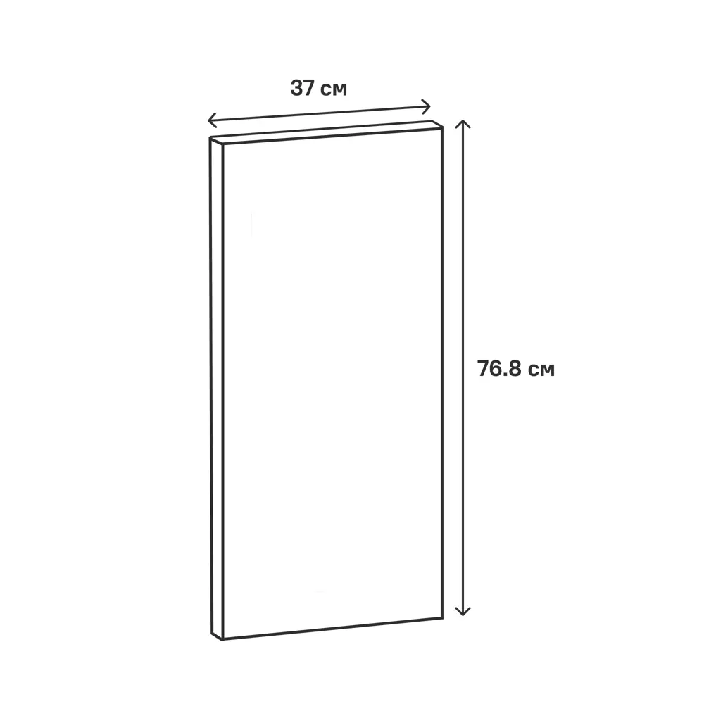 Фальшпанель DELINIA ID Аша белая глянцевая 37×76.8 см 82011174 STLM-0865103 - Вид №10