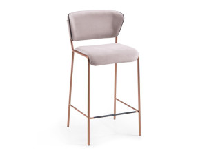 Высокий бархатный стул