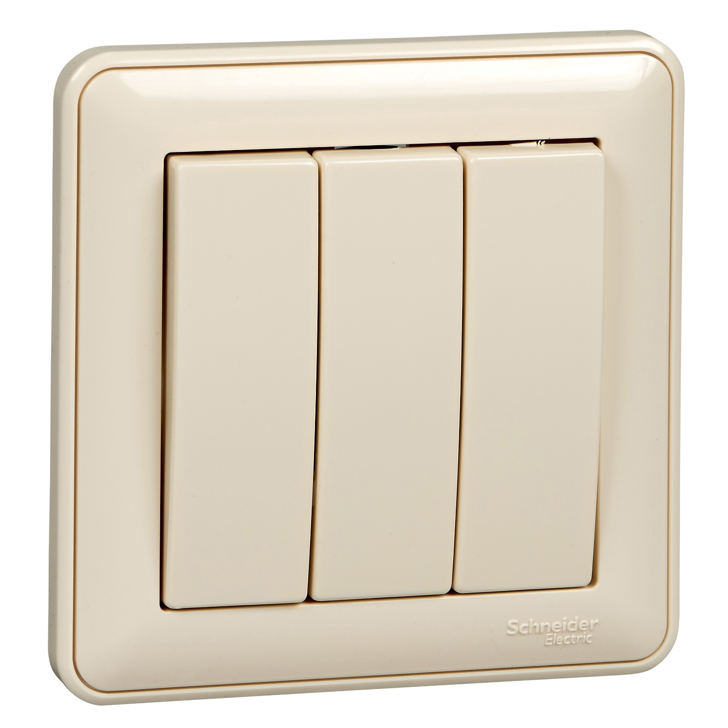 VS0510-351-28 3-клавишный выключатель, 10АХ, в сборе, слоновая кость Schneider Electric W59 