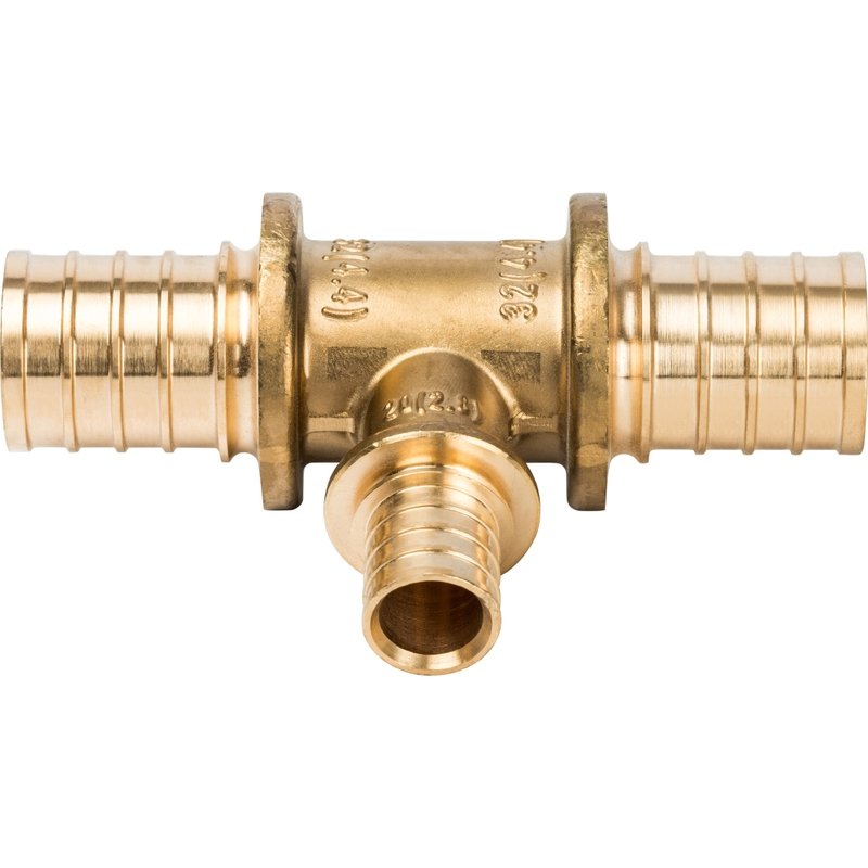 Тройник переходной 32x20x32 аксиальный для труб из сшитого полиэтилена STOUT SFA0014322032 - Вид №1