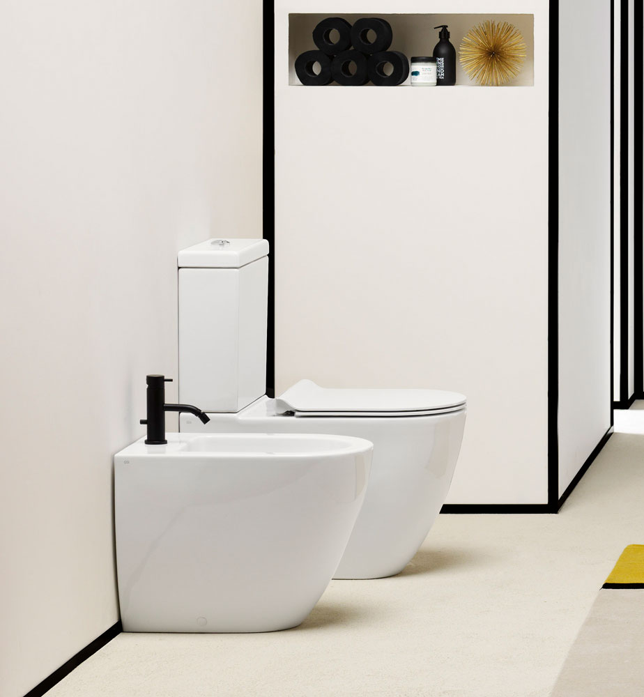 881711 Компакт унитаз с бачком Белый GSI ceramica Pura Италия - Вид №3