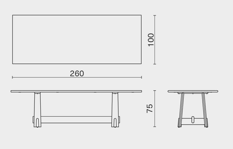 Деревянный стол District Eight Одетта ARCH-00004209 - Вид №11