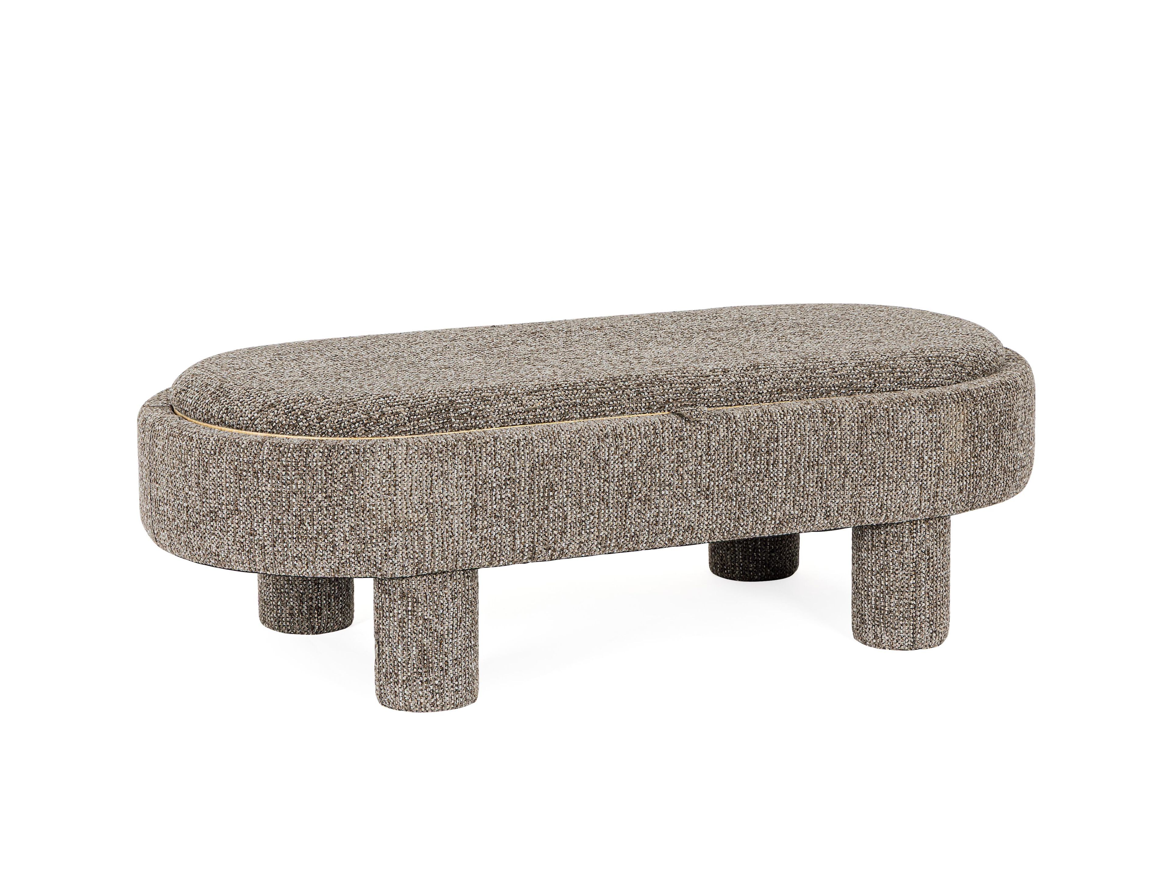 Овальный пуф из ткани BIZZOTTO TANYA ARCH-00020928