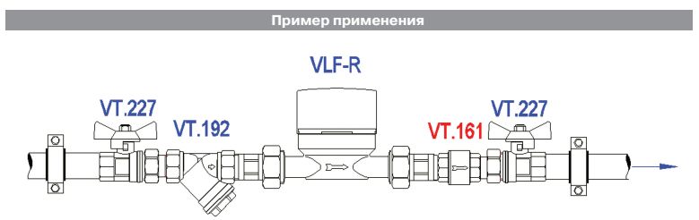 VT.161.N.04 Обратный клапан никелированный Valtec 1/2"  - Вид №9