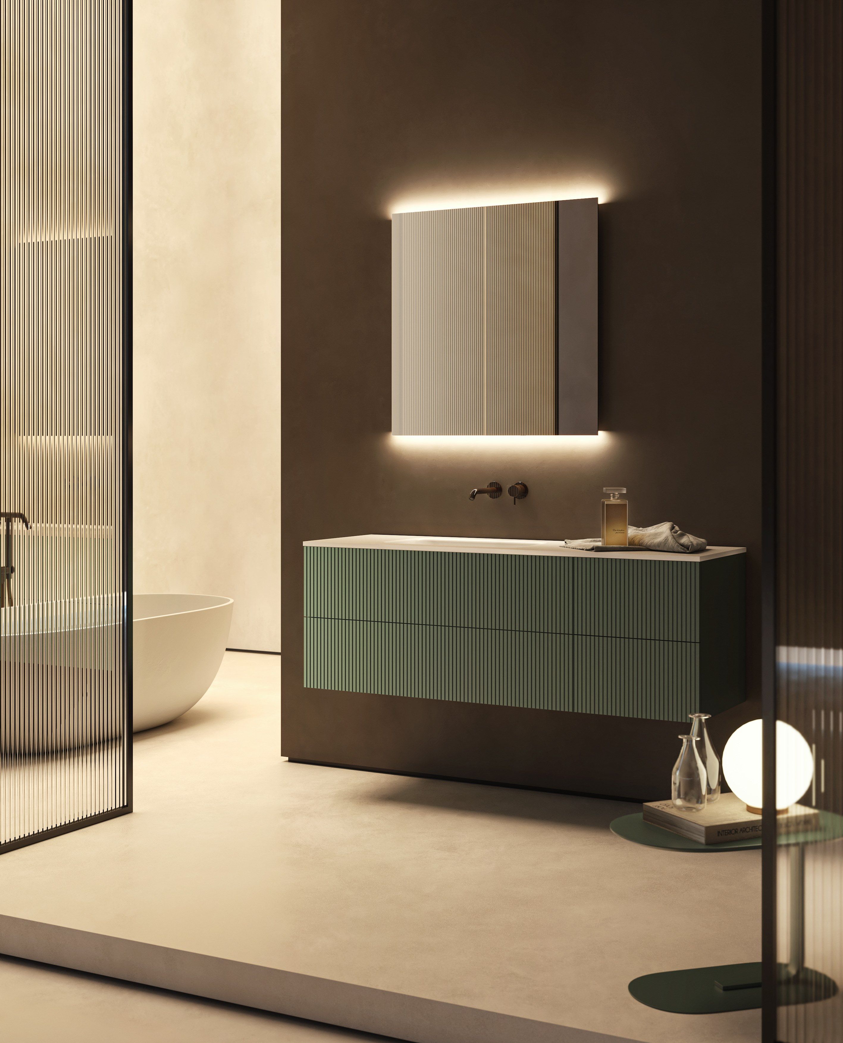 Деревянный подвесной умывальник Moab блок ARCH-00069709 - Вид №8