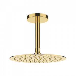 05027512 PREMIUM Тонкий Showerhead + Потолочный кронштейн Полированное Золото GRB MIXERS