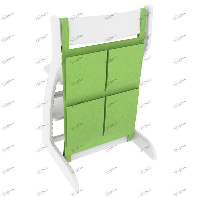 Карманы навесные на спинку стула "Усура" зеленые БЕЛЬМАРКО  327139 Зеленый Santreyd 