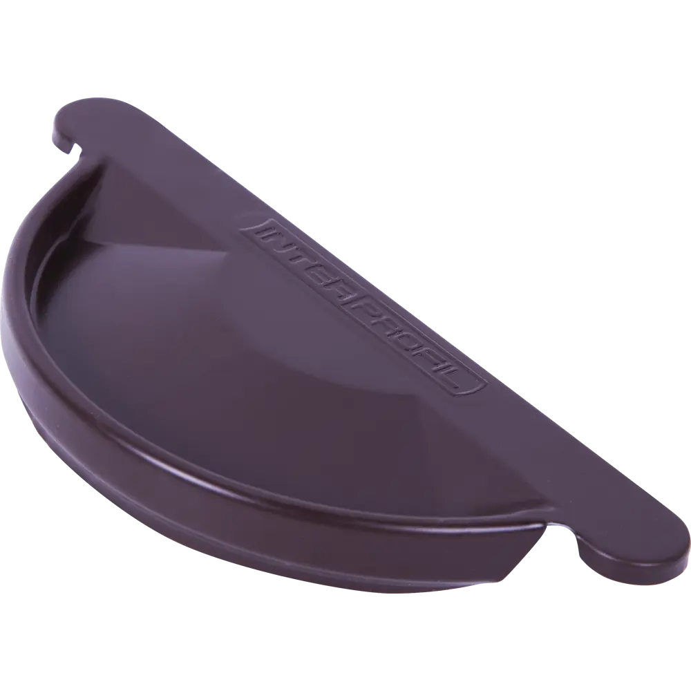 10009965 Заглушка желоба левая/правая цвет коричневый STLM-1016623 ИНТЕРПРОФИЛЬ 