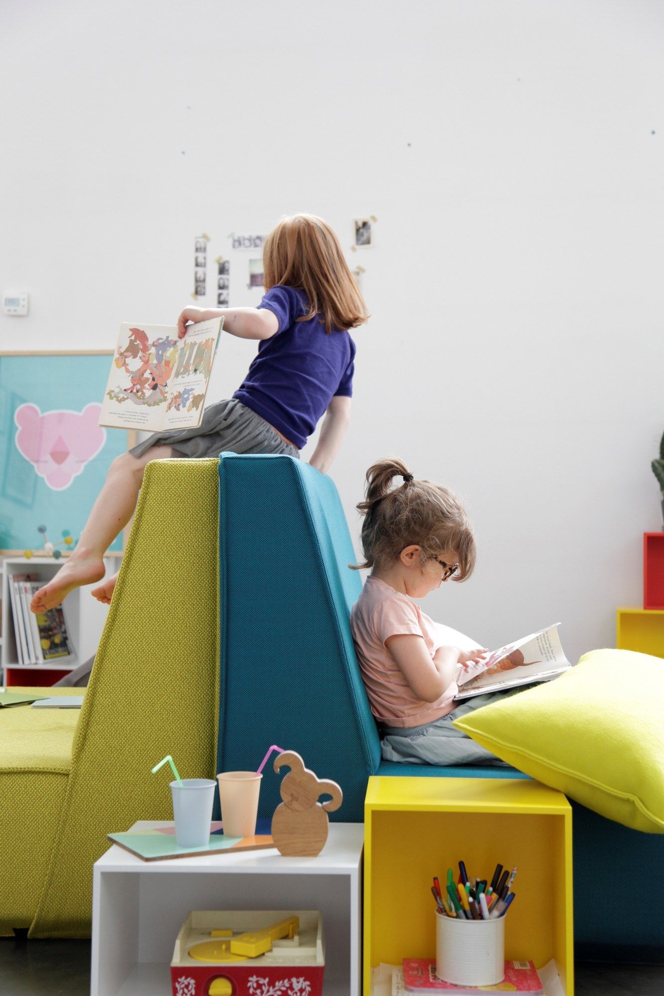 2-местный модульный тканевый диван Cubit by Mymito ARCH-00132467 - Вид №20