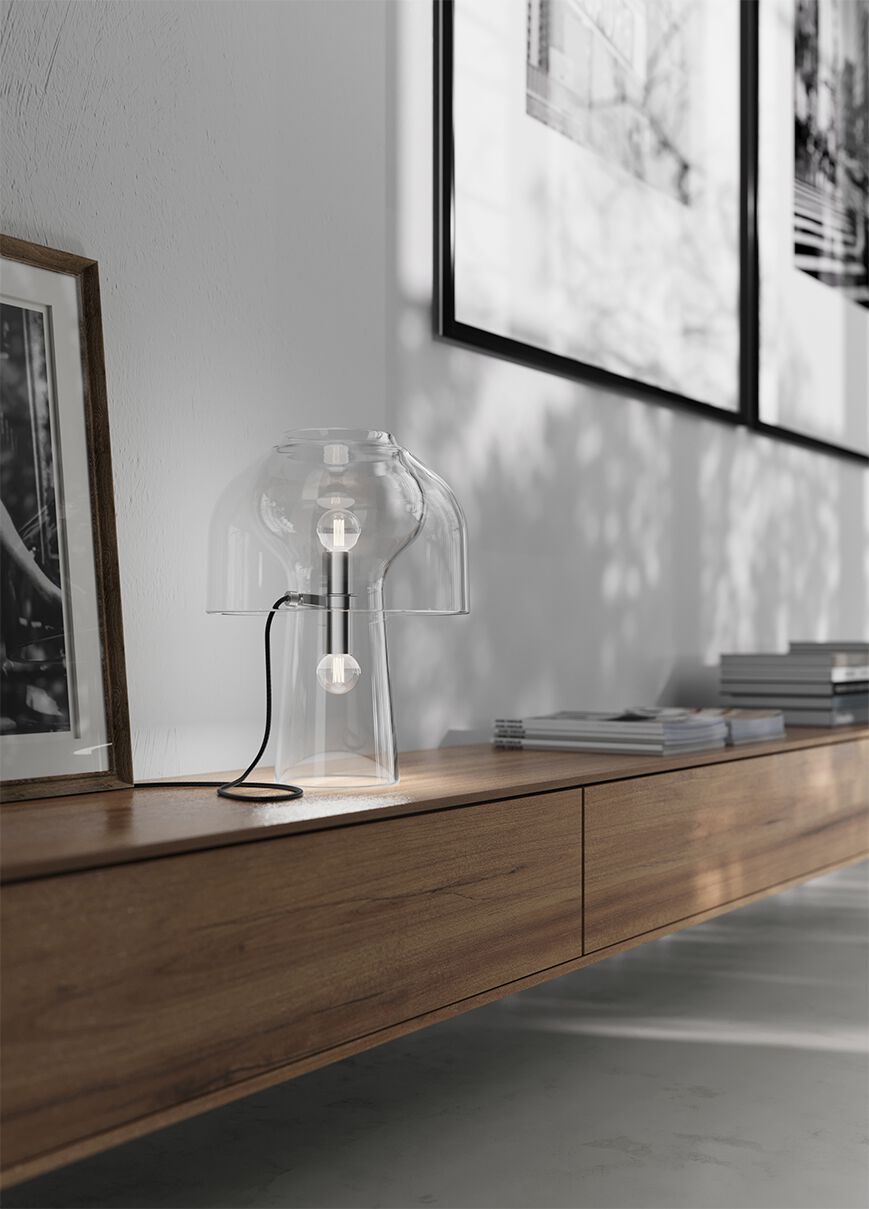 Стеклянная светодиодная настольная лампа Karman LILLY ARCH-00052072 - Вид №16