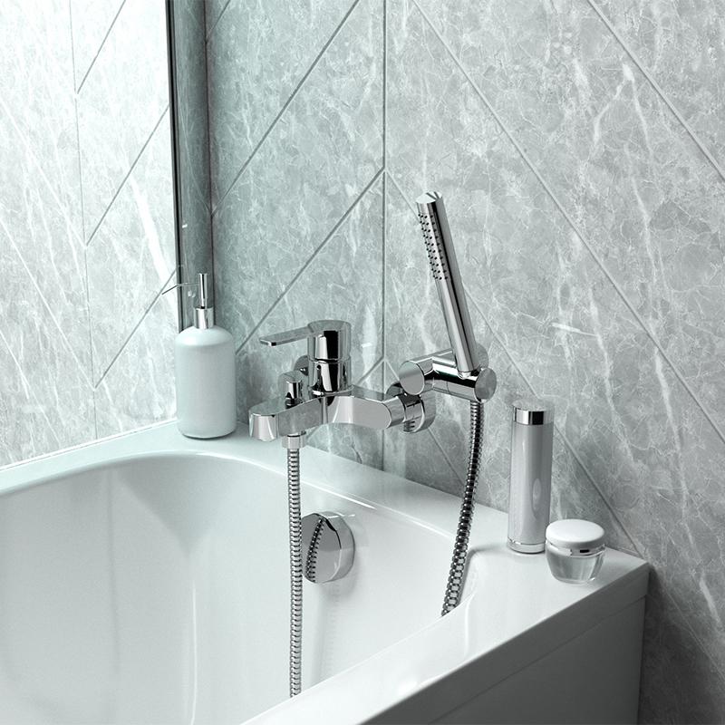 Paini Arena 92CR105FTKM смеситель для ванны с аксессуаром - Вид №1