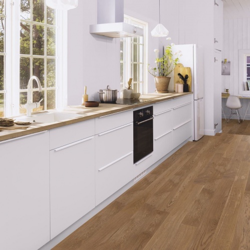 Инженерная доска Boen Noble Barrel 136 Дуб Натур с брашью (Текстурированная) 2200х136 мм OOE94KFD - Вид №6