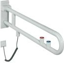 801.50.560 Откидная опорная рейка, поворотная, электронная версия, кнопка смыва HEWI Stützen  - Вид №23