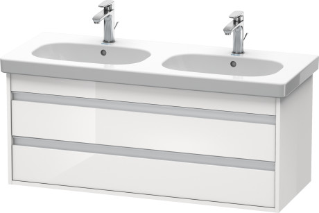 KT664909191 Тумбочка подвесная Ketho #KT6649 1150 x 455 мм Серо-коричневый декор Duravit - Вид №2