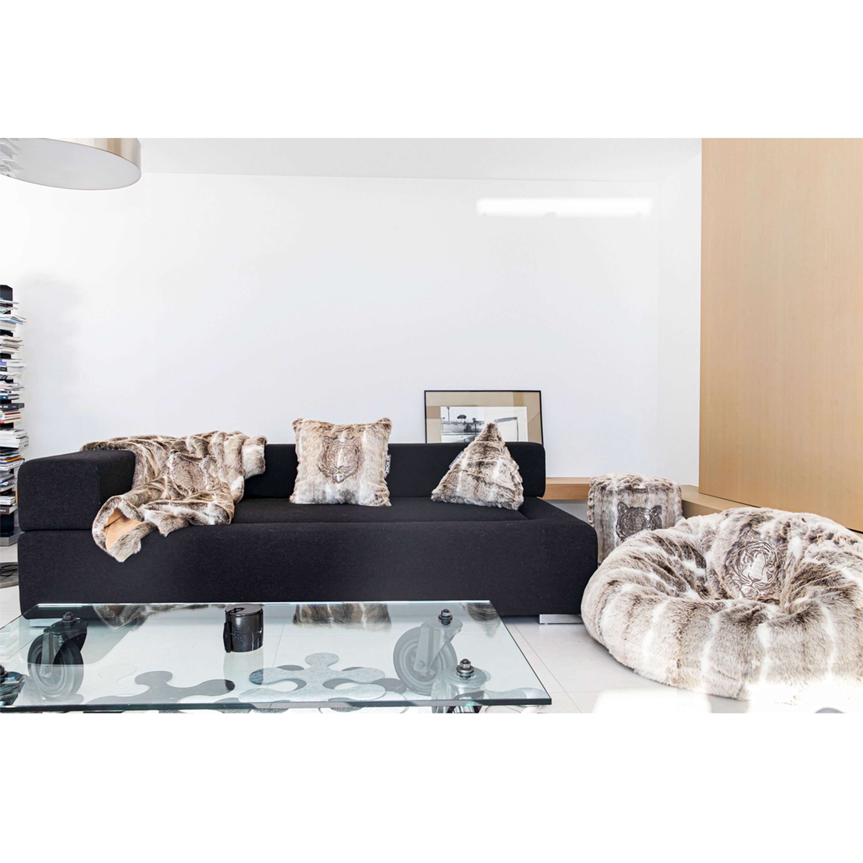 Пуф из искусственного меха MX HOME Megeve ARCH-00104677 - Вид №2