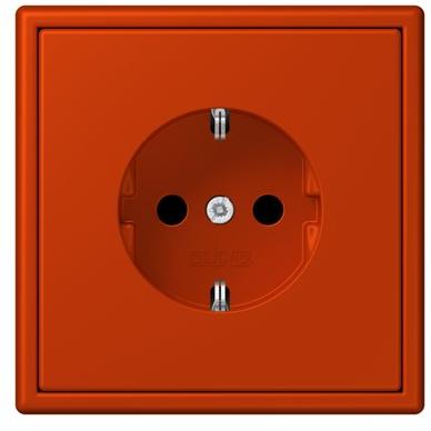 JUNG Пластиковая электрическая розетка Ls 990 les couleurs® le corbusier sun-id-1370154 - Вид №1