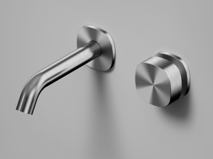 Смеситель для раковины из нержавеющей стали с 2 отверстиями