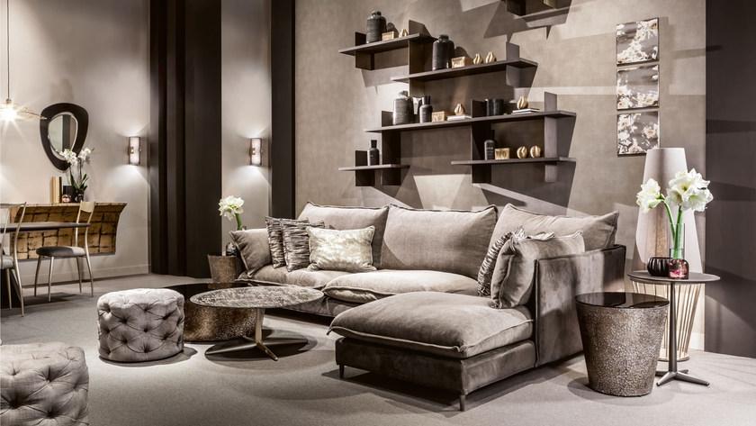 Cantori Круглый бархатный пуф capitonné George sun-id-1477449 - Вид №3