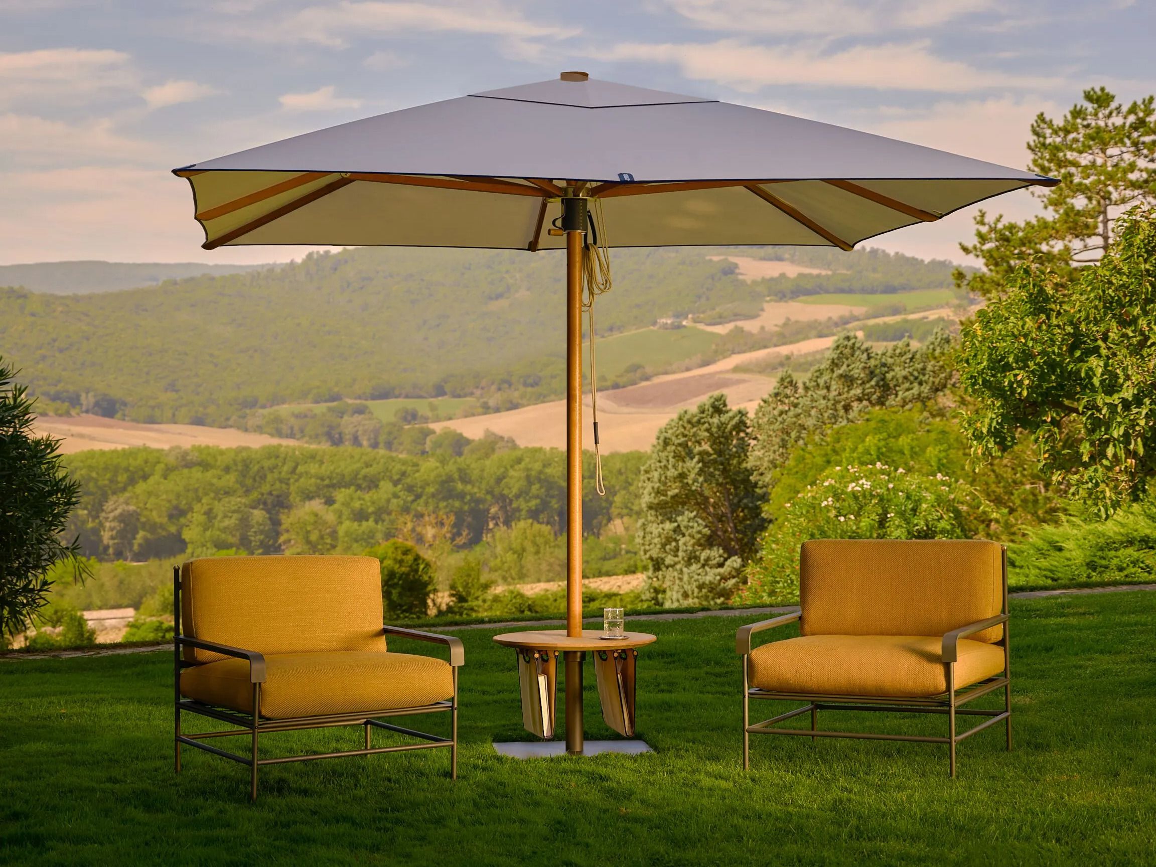 Квадратный зонт из ясеня Unopiù Damian ARCH-00111911