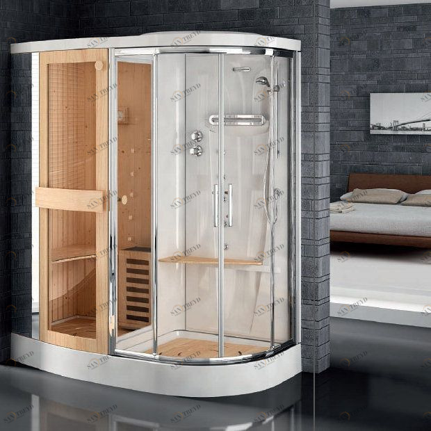 STOR-1D Душевая кабина STOCKOLM R180 Novellini 39293