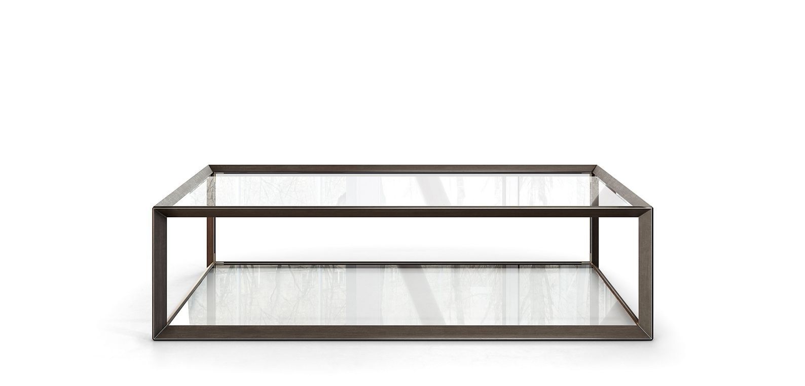 Низкий стол из стали и стекла ROCHE BOBOIS METALLICA ARCH-00073133 - Вид №2