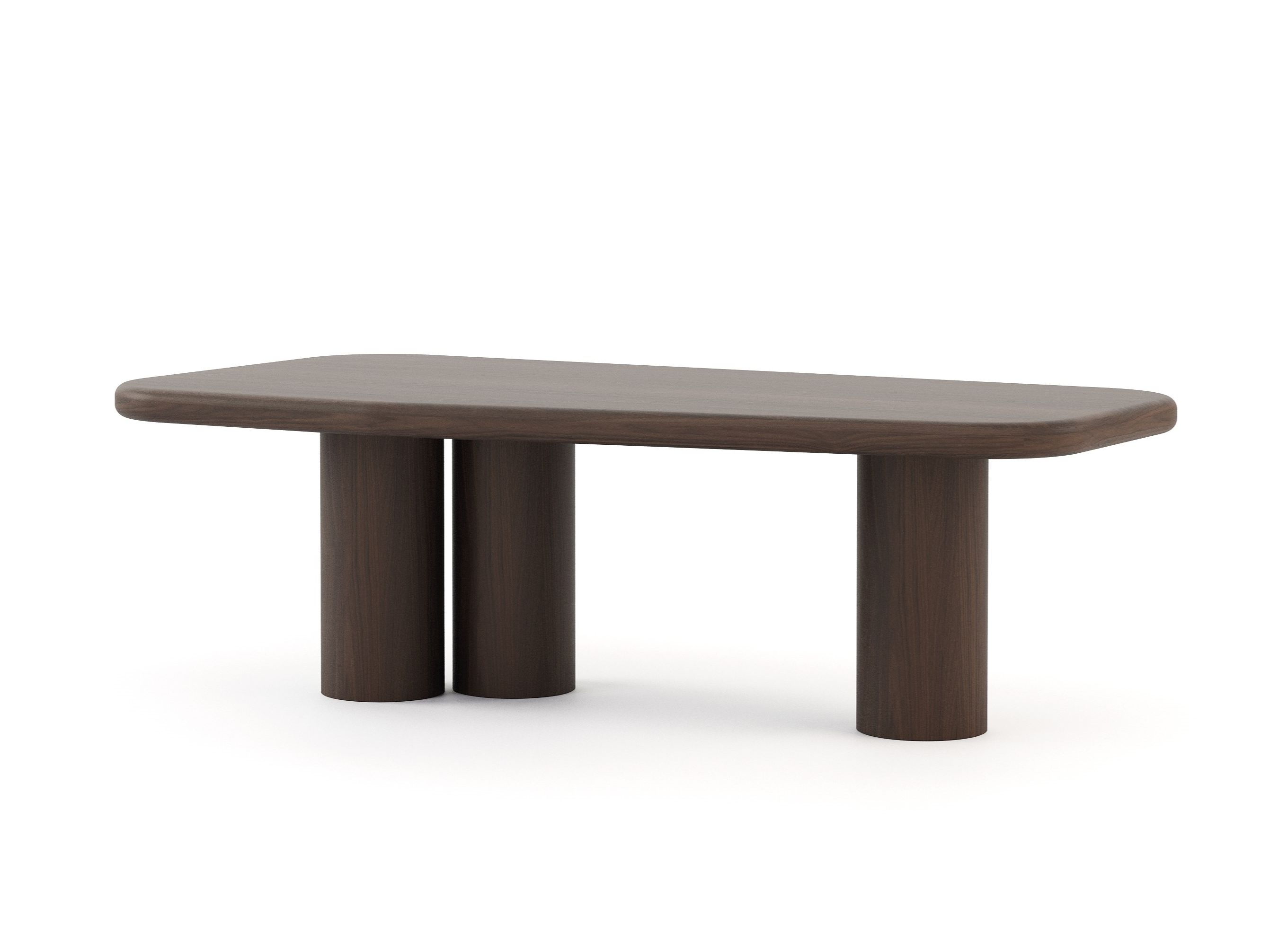 Прямоугольный обеденный стол из грецкого ореха Stylish Club Natur ARCH-00059321