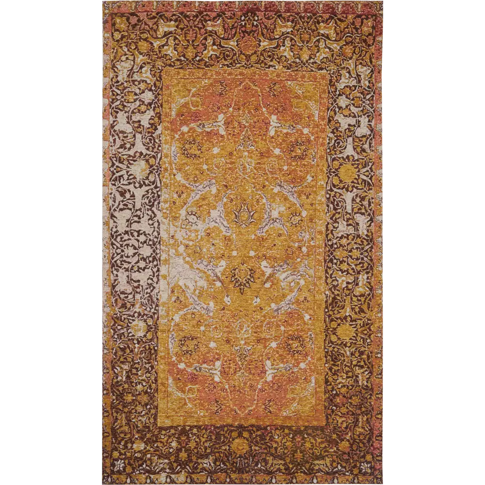 Ковер полиэстер/хлопок Прато 59 Х 195x285 см цвет золотистый CTIM STLM-2160026