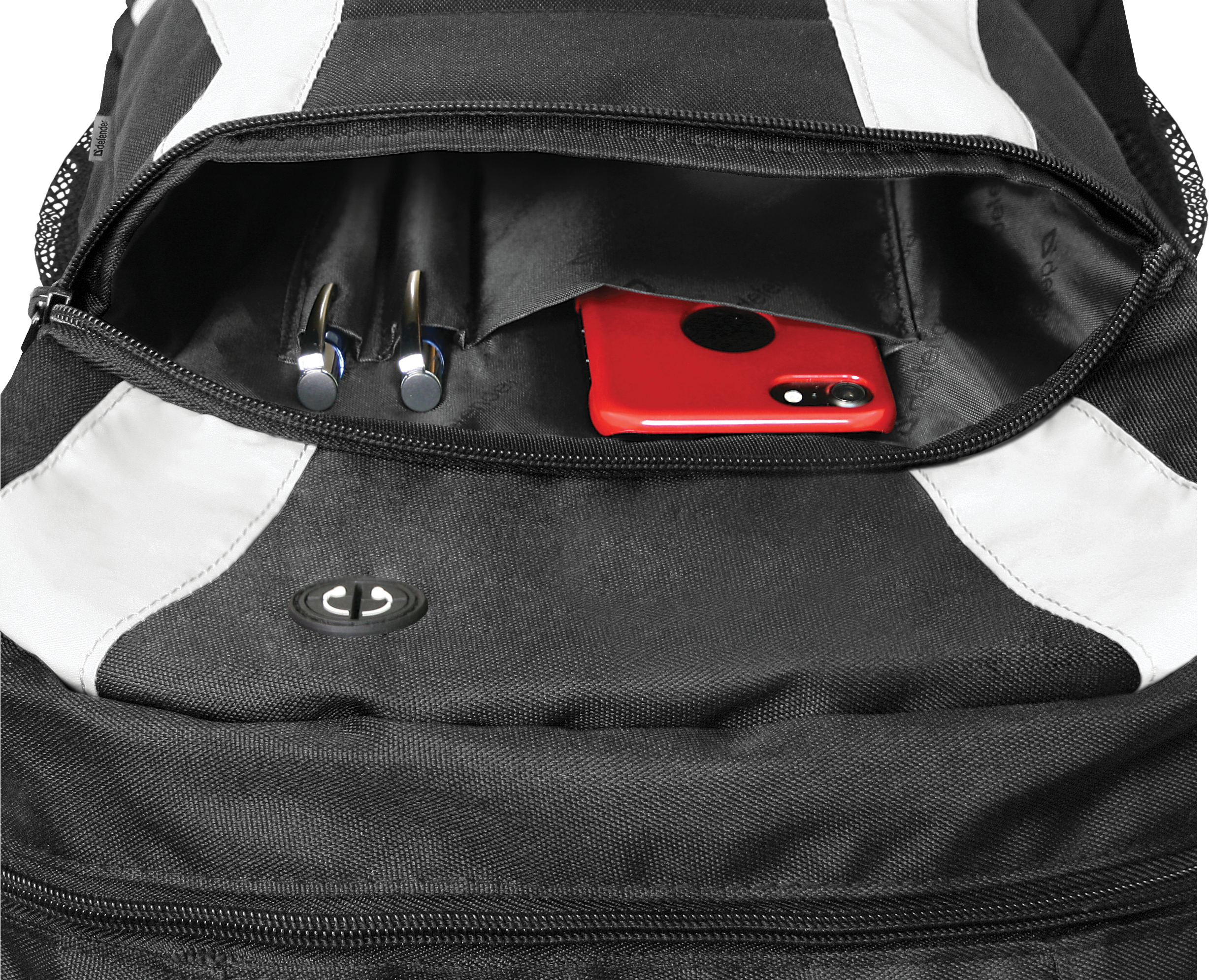 26066 рюкзак для ноутбука everest 15.6" черный, органайзер Defender Santreyd  - Вид №6