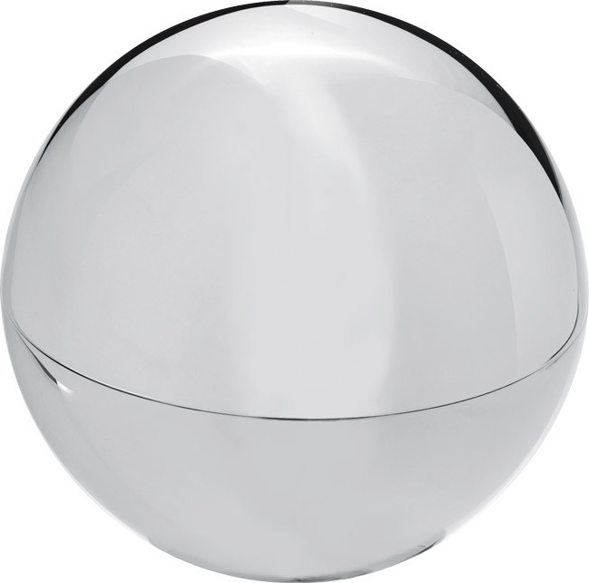 1044857 Christofle Шкатулка шар 8см "Радиус" (посеребр.) Посеребрение 